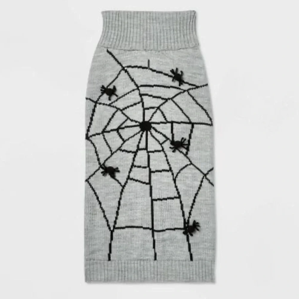 Hyde and Eek! Spiderweb Dog Sweater